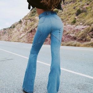 REVICE Venus Flares/Eclipse Wash Flare Jeans